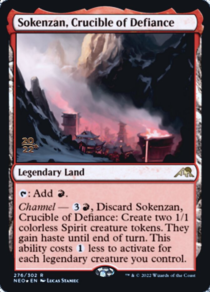 Sokenzan, Crucible of Defiance [Kamigawa: Neon Dynasty Prerelease Promos] | Exor Games Truro