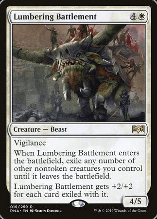 Lumbering Battlement [Ravnica Allegiance] | Exor Games Truro