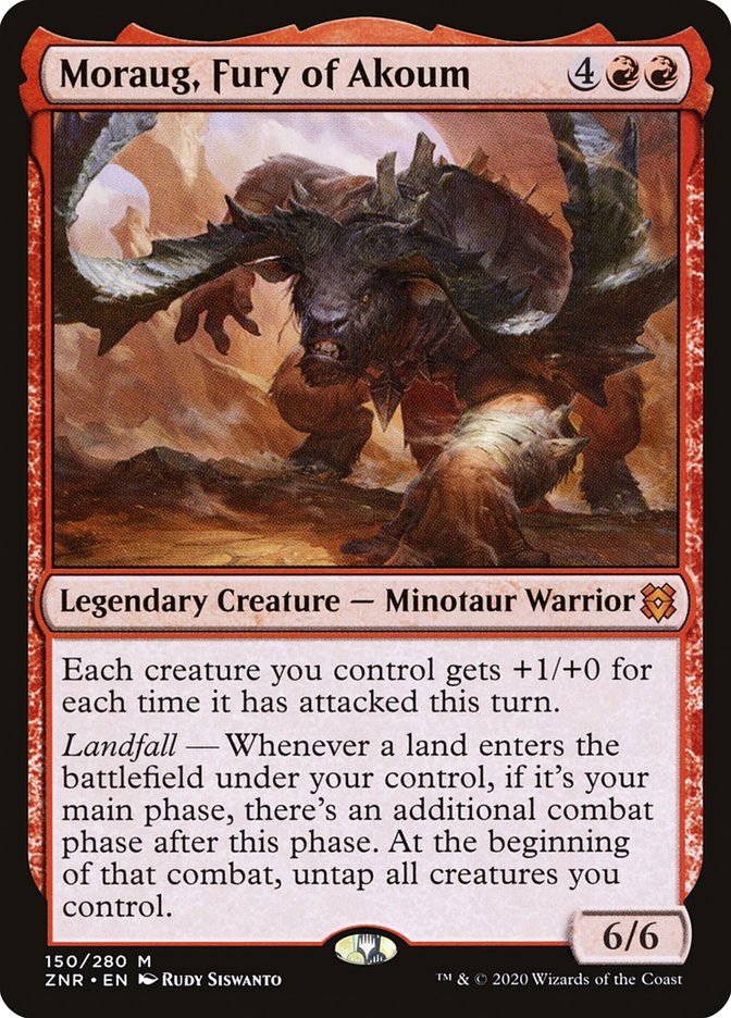Moraug, Fury of Akoum [Zendikar Rising] | Exor Games Truro