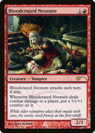 Bloodcrazed Neonate [Wizards Play Network 2011] | Exor Games Truro