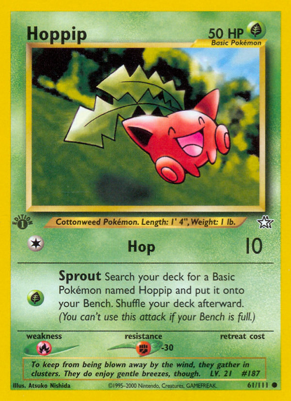 Hoppip (61/111) [Neo Genesis 1st Edition] | Exor Games Truro