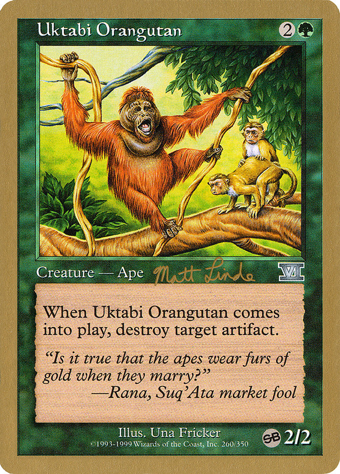 Uktabi Orangutan (Matt Linde) (SB) [World Championship Decks 1999] | Exor Games Truro