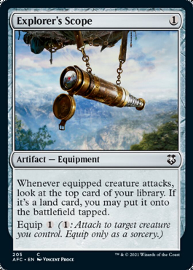 Explorer's Scope [Dungeons & Dragons: Adventures in the Forgotten Realms Commander] | Exor Games Truro