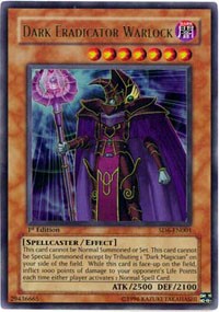 Dark Eradicator Warlock [SD6-EN001] Ultra Rare | Exor Games Truro