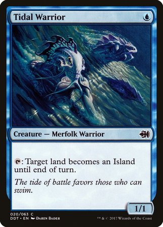 Tidal Warrior [Duel Decks: Merfolk vs. Goblins] | Exor Games Truro