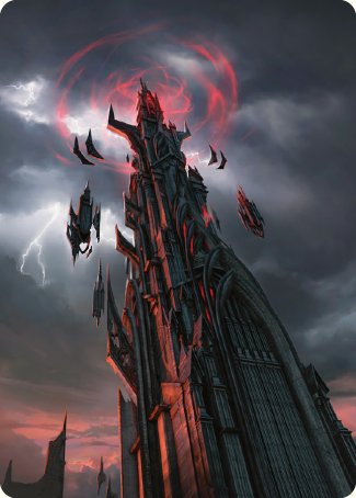 Barad-dur Art Card [The Lord of the Rings: Tales of Middle-earth Art Series] | Exor Games Truro