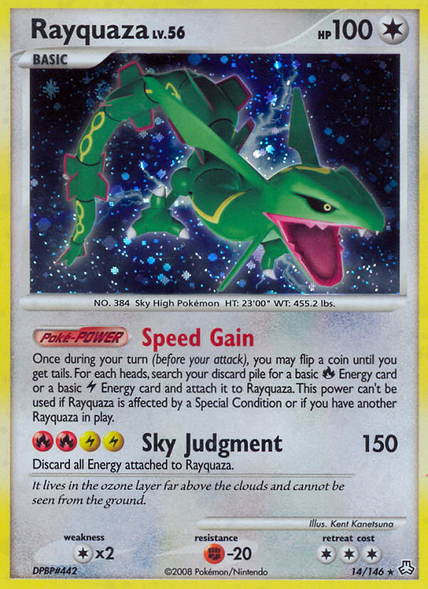 Rayquaza (14/146) [Diamond & Pearl: Legends Awakened] | Exor Games Truro