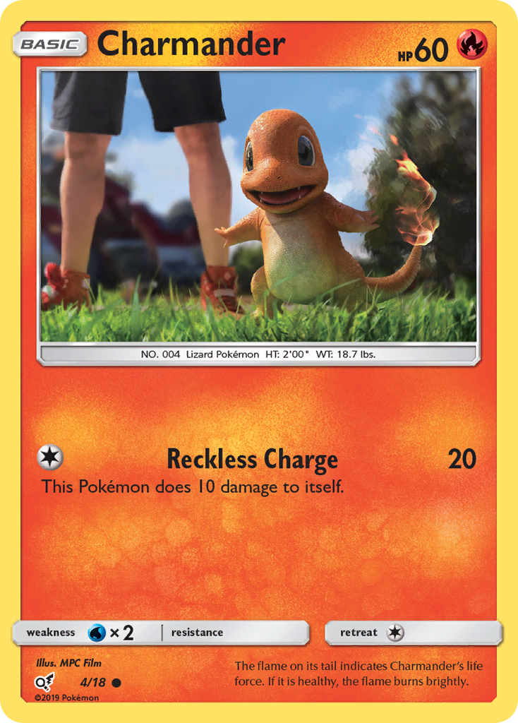 Charmander (4/18) [Sun & Moon: Detective Pikachu] | Exor Games Truro