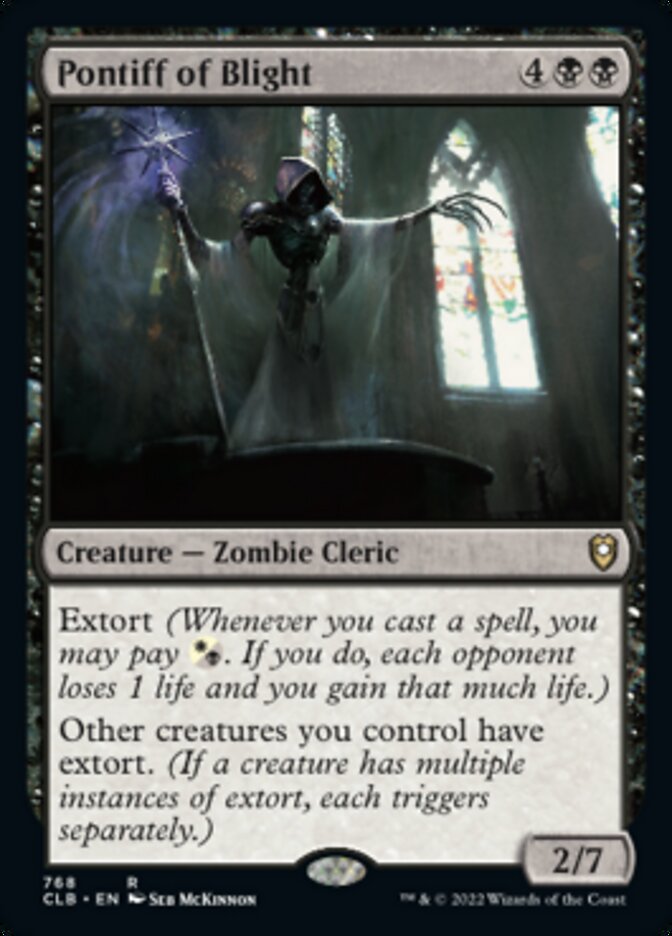 Pontiff of Blight [Commander Legends: Battle for Baldur's Gate] | Exor Games Truro