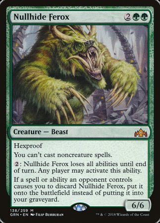 Nullhide Ferox [Guilds of Ravnica] | Exor Games Truro