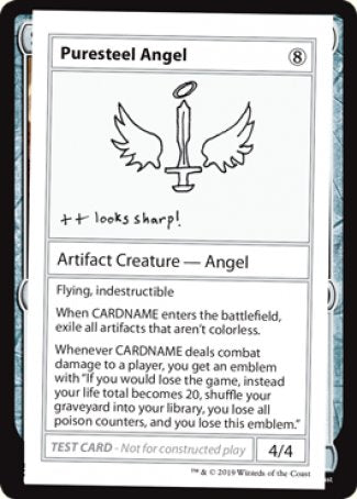 Puresteel Angel (2021 Edition) [Mystery Booster Playtest Cards] | Exor Games Truro