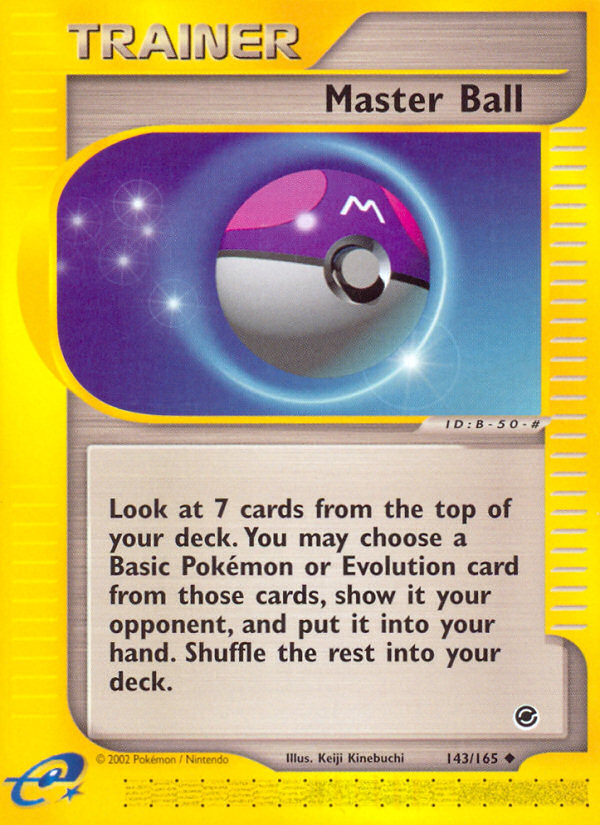 Master Ball (143/165) [Expedition: Base Set] | Exor Games Truro