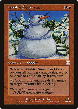 Goblin Snowman [Time Spiral Timeshifted] | Exor Games Truro