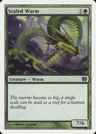 Scaled Wurm [Ninth Edition] | Exor Games Truro