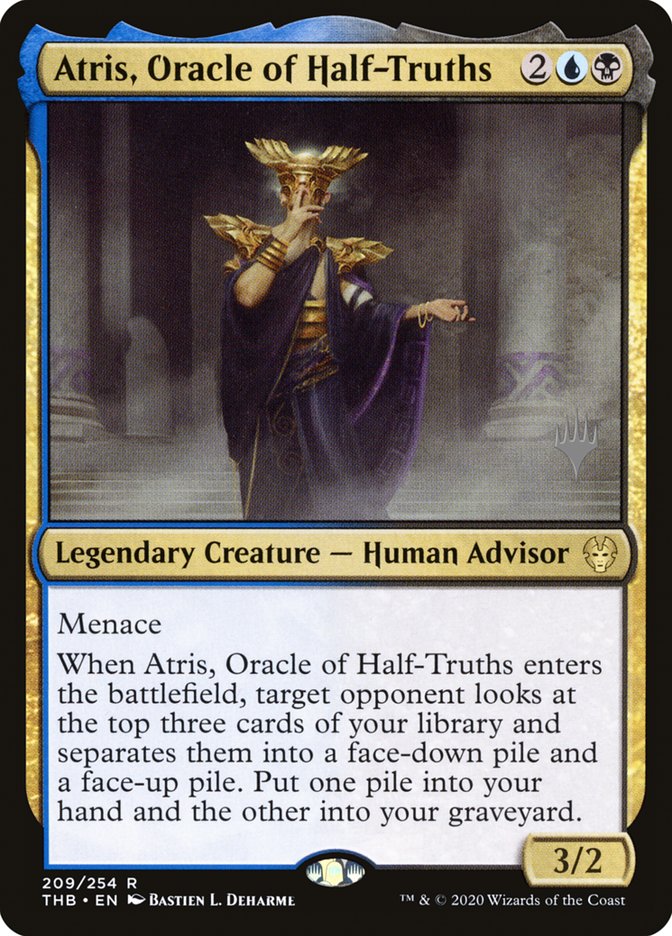 Atris, Oracle of Half-Truths (Promo Pack) [Theros Beyond Death Promos] | Exor Games Truro