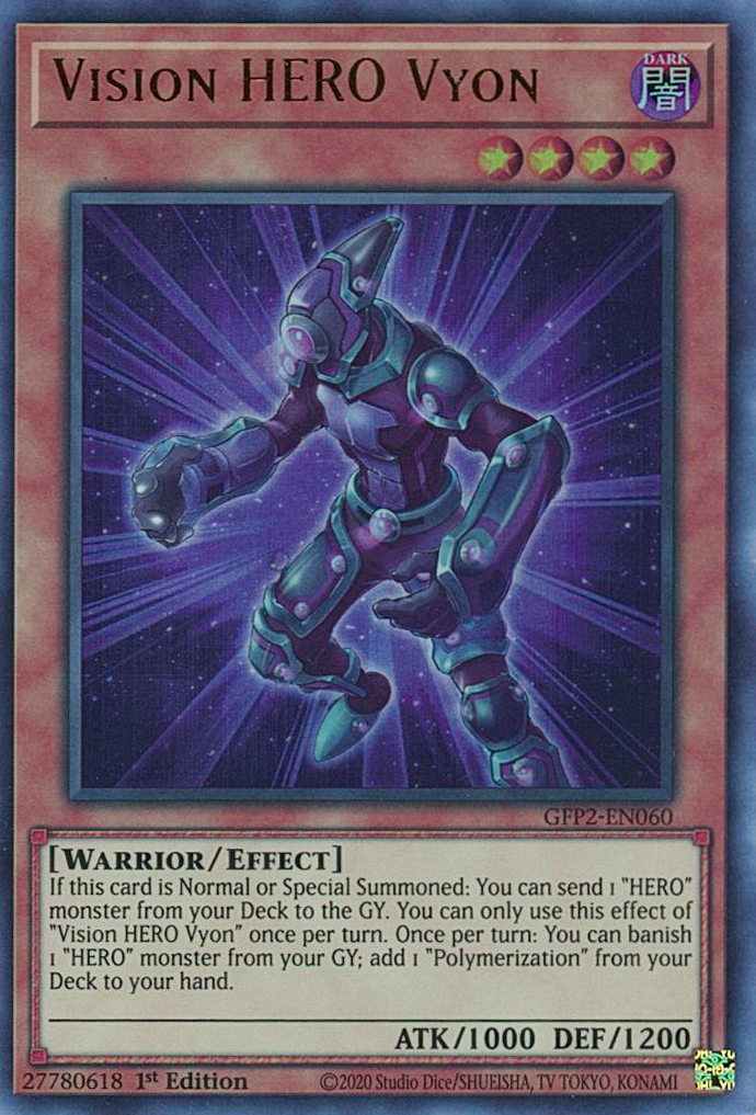 Vision HERO Vyon [GFP2-EN060] Ultra Rare | Exor Games Truro