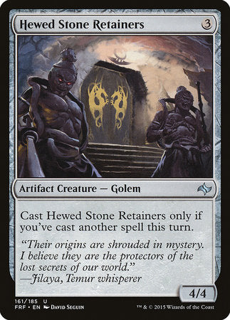 Hewed Stone Retainers [Fate Reforged] | Exor Games Truro