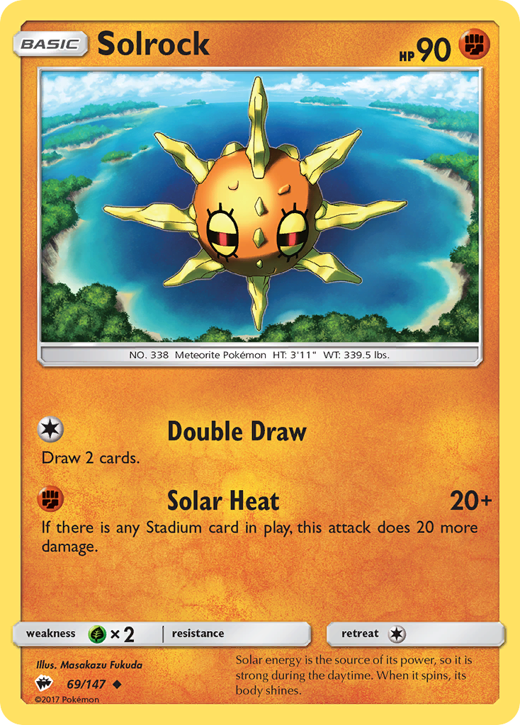 Solrock (69/147) [Sun & Moon: Burning Shadows] | Exor Games Truro