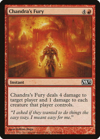 Chandra's Fury [Magic 2013] | Exor Games Truro