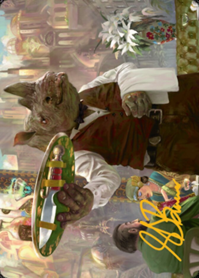 Killer Service Art Card (Gold-Stamped Signature) [Streets of New Capenna Art Series] | Exor Games Truro