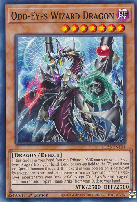 Odd-Eyes Wizard Dragon [LDS3-EN131] Common | Exor Games Truro