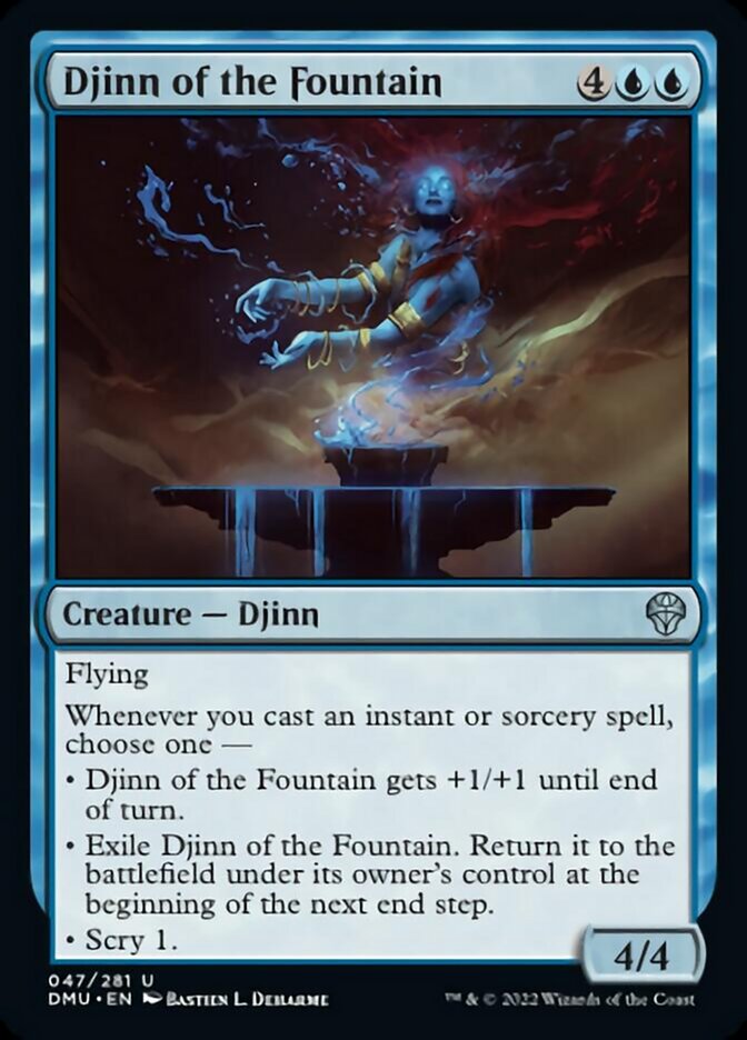 Djinn of the Fountain [Dominaria United] | Exor Games Truro