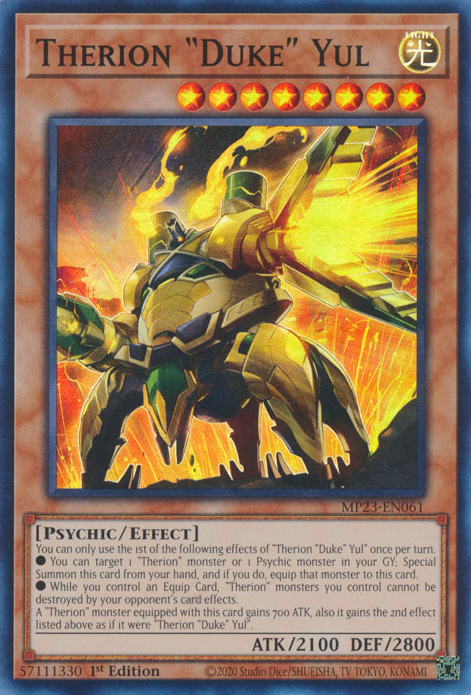 Therion "Duke" Yul [MP23-EN061] Super Rare | Exor Games Truro