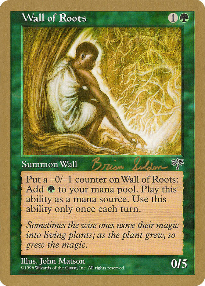 Wall of Roots (Brian Selden) [World Championship Decks 1998] | Exor Games Truro