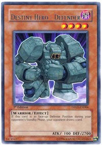 Destiny Hero - Defender [DP05-EN006] Rare | Exor Games Truro