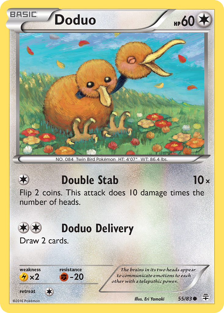 Doduo (55/83) [XY: Generations] | Exor Games Truro