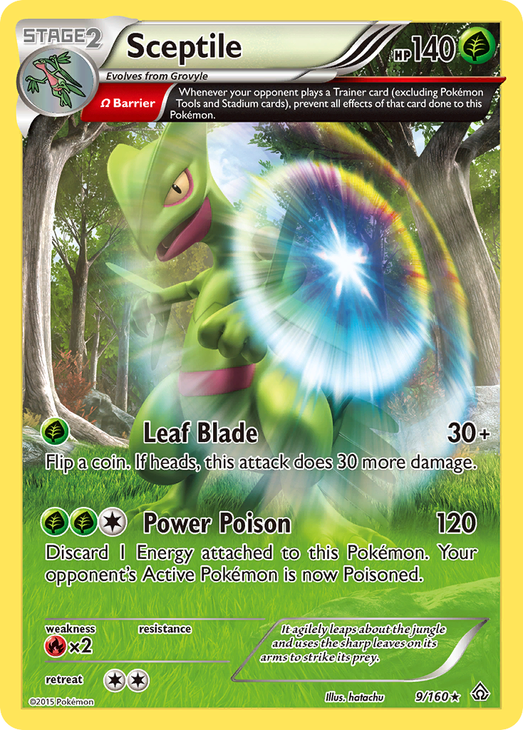 Sceptile (9/160) [XY: Primal Clash] | Exor Games Truro