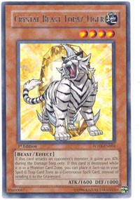 Crystal Beast Topaz Tiger [FOTB-EN004] Rare | Exor Games Truro