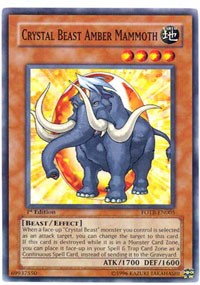 Crystal Beast Amber Mammoth [FOTB-EN005] Common | Exor Games Truro