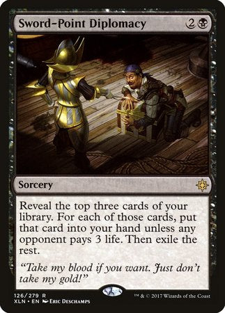 Sword-Point Diplomacy [Ixalan] | Exor Games Truro