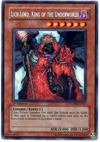 Lich Lord, King of the Underworld [FOTB-EN062] Secret Rare | Exor Games Truro