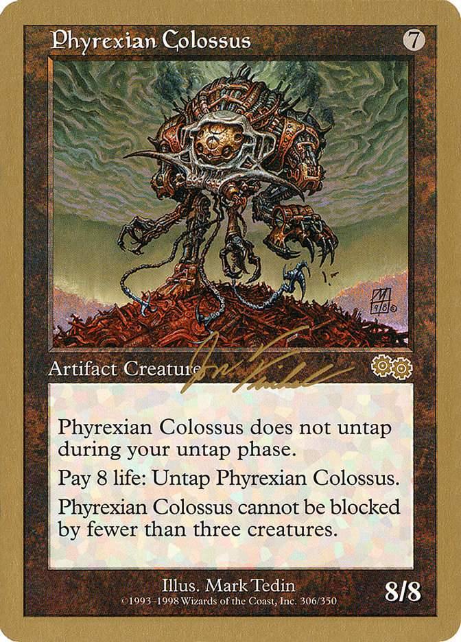 Phyrexian Colossus (Jon Finkel) [World Championship Decks 2000] | Exor Games Truro