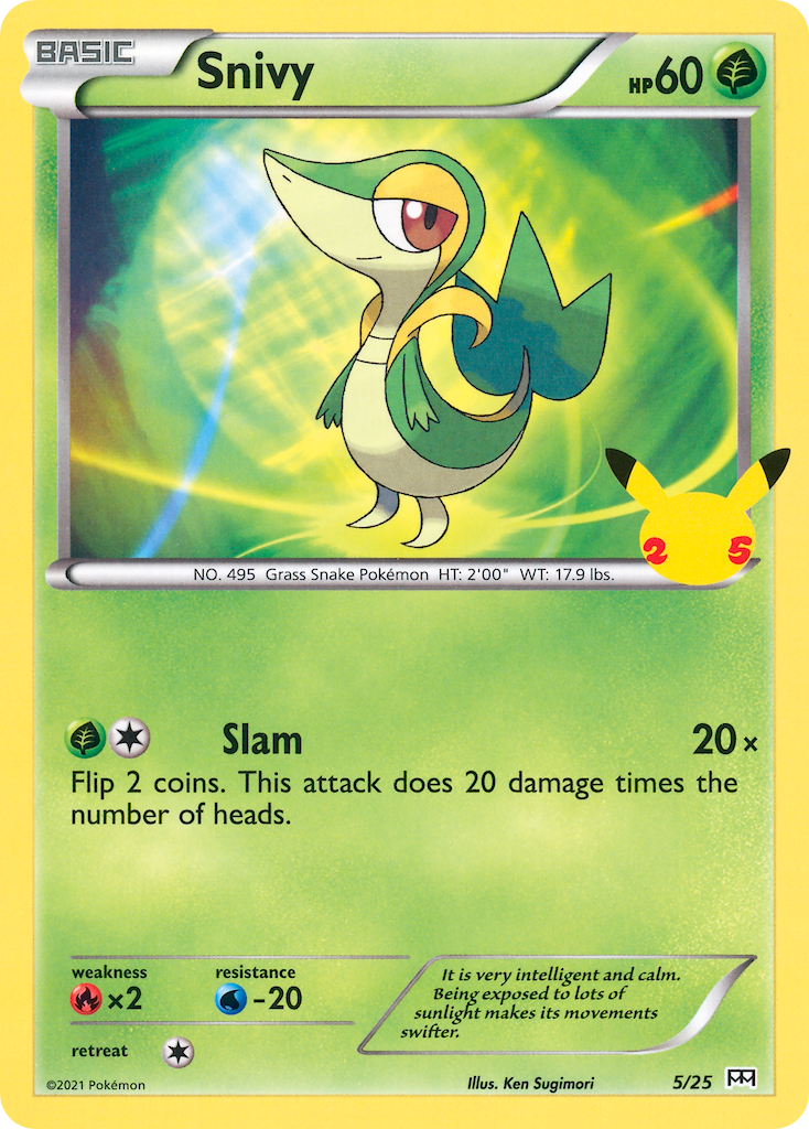 Snivy (5/25) [McDonald's 25th Anniversary] | Exor Games Truro