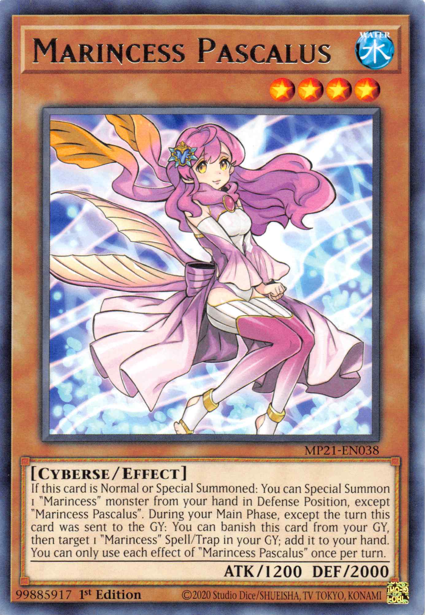 Marincess Pascalus [MP21-EN038] Rare | Exor Games Truro