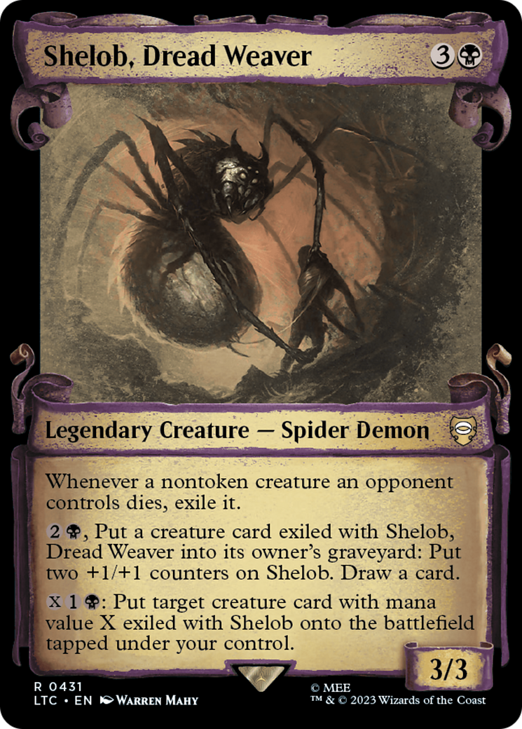 Shelob, Dread Weaver [The Lord of the Rings: Tales of Middle-Earth Commander Showcase Scrolls] | Exor Games Truro