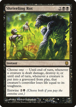 Shriveling Rot [Darksteel] | Exor Games Truro