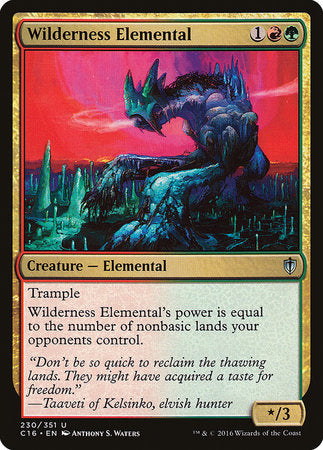 Wilderness Elemental [Commander 2016] | Exor Games Truro