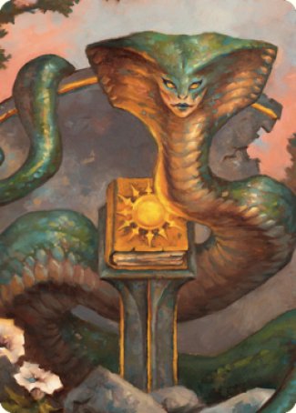 Guardian Naga Art Card [Commander Legends: Battle for Baldur's Gate Art Series] | Exor Games Truro