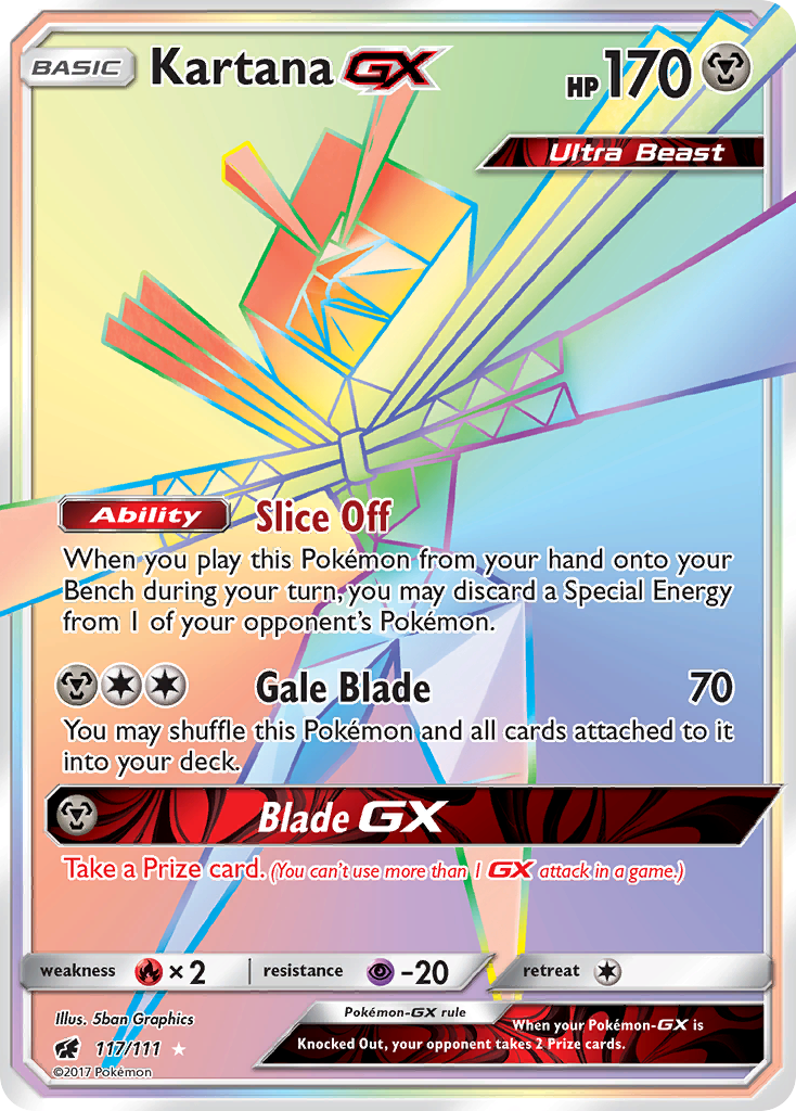 Kartana GX (117/111) [Sun & Moon: Crimson Invasion] | Exor Games Truro