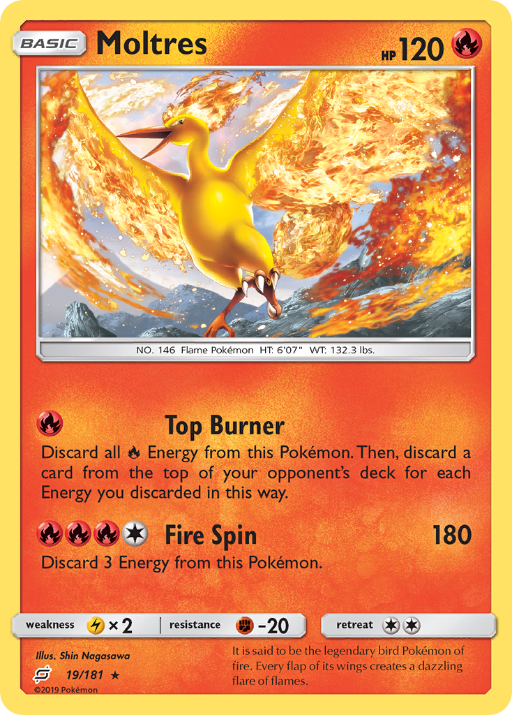 Moltres (19/181) [Sun & Moon: Team Up] | Exor Games Truro