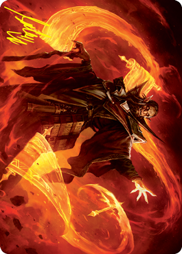 Plargg, Dean of Chaos Art Card (Gold-Stamped Signature) [Strixhaven: School of Mages Art Series] | Exor Games Truro