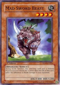 Mad Sword Beast [SD09-EN004] Common | Exor Games Truro