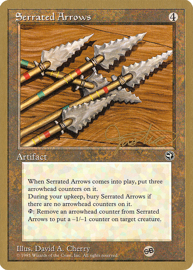 Serrated Arrows (Mark Justice) (SB) [Pro Tour Collector Set] | Exor Games Truro