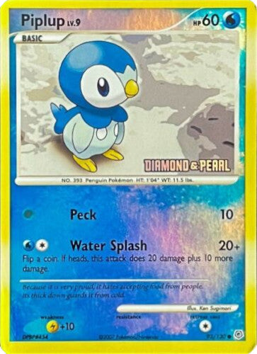 Piplup (93/130) (Diamond and Pearl) [Burger King Promos: 2008 Collection] | Exor Games Truro