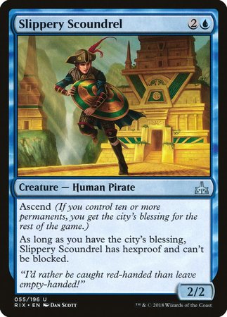 Slippery Scoundrel [Rivals of Ixalan] | Exor Games Truro