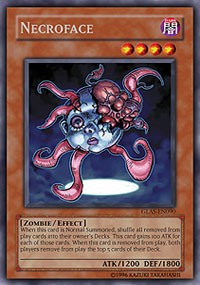 Necroface [GLAS-EN090] Secret Rare | Exor Games Truro